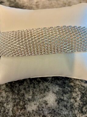 925 Sterling Silver Mesh Bracelet
